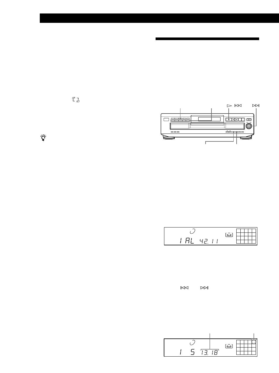 1 al, Lecture de disques compacts, Lecture aléatoire d’un seul disque | Sony CDP-CE335 User Manual | Page 30 / 56