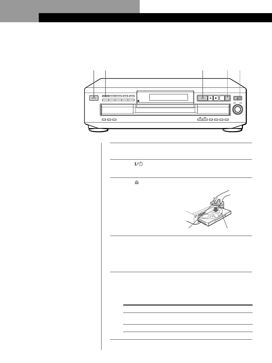 Playing a cd 2 | Sony CDP-CE335 User Manual | Page 6 / 56