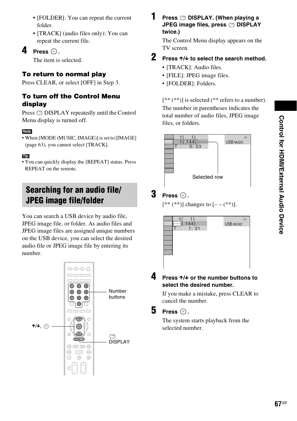 Sony 3-398-069-14(1) User Manual | Page 67 / 115