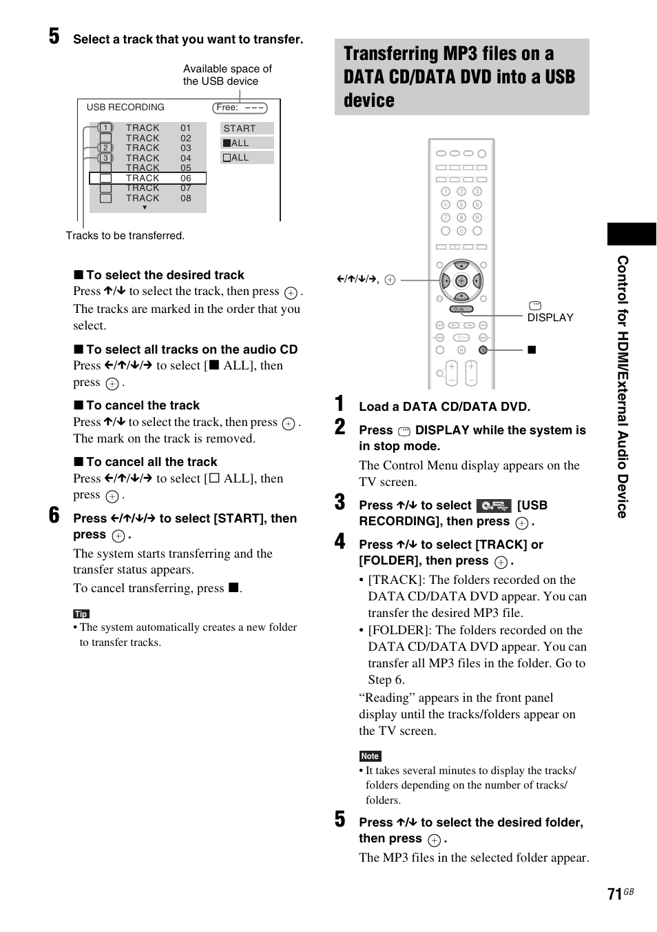 Sony 3-398-069-14(1) User Manual | Page 71 / 115