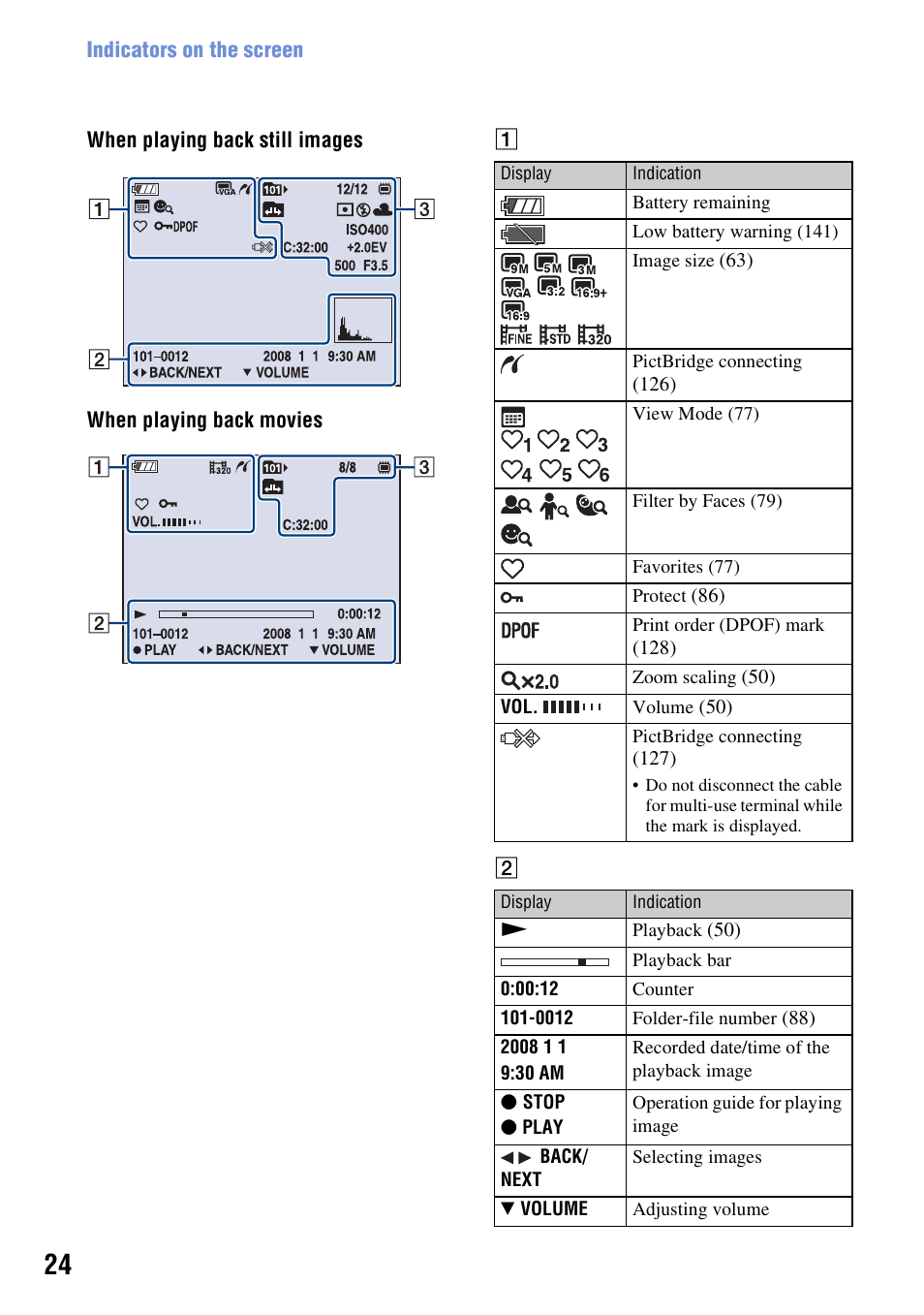 Sony Cyber-shot 3-295-460-12(1) User Manual | Page 24 / 154