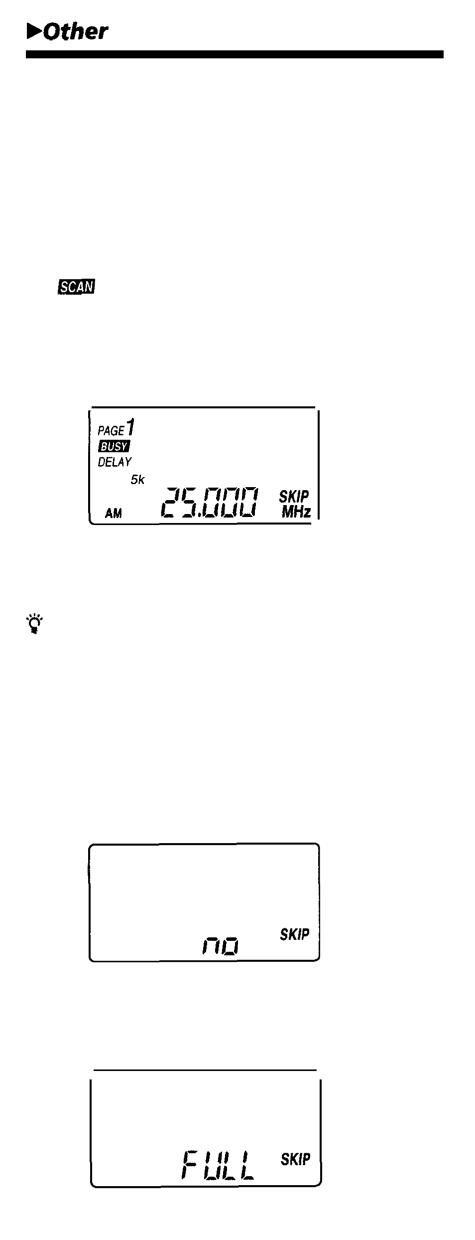 Other useful functions, Designating a skip-frequency, Skip function | Useful functions | Sony ICF-SC1PC User Manual | Page 28 / 39