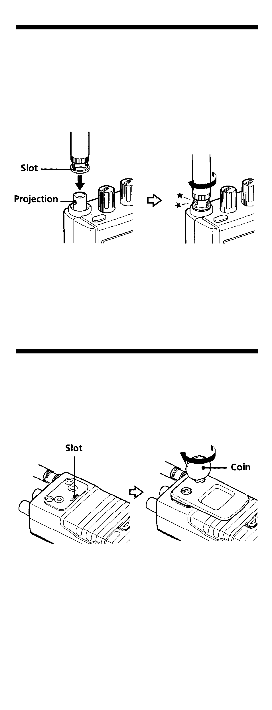 Attaching/detaching the antenna, Attaching/detaching the belt holder | Sony ICF-SC1PC User Manual | Page 7 / 39