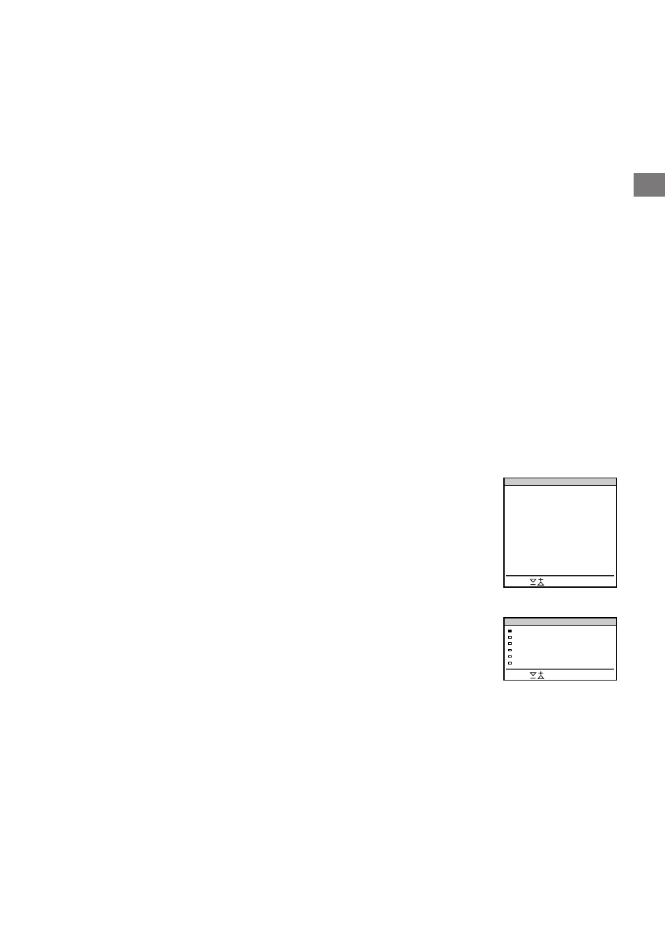 User page bank system, Subpage, Storing pages | Displaying user pages | Sony KL-50W1 User Manual | Page 22 / 121