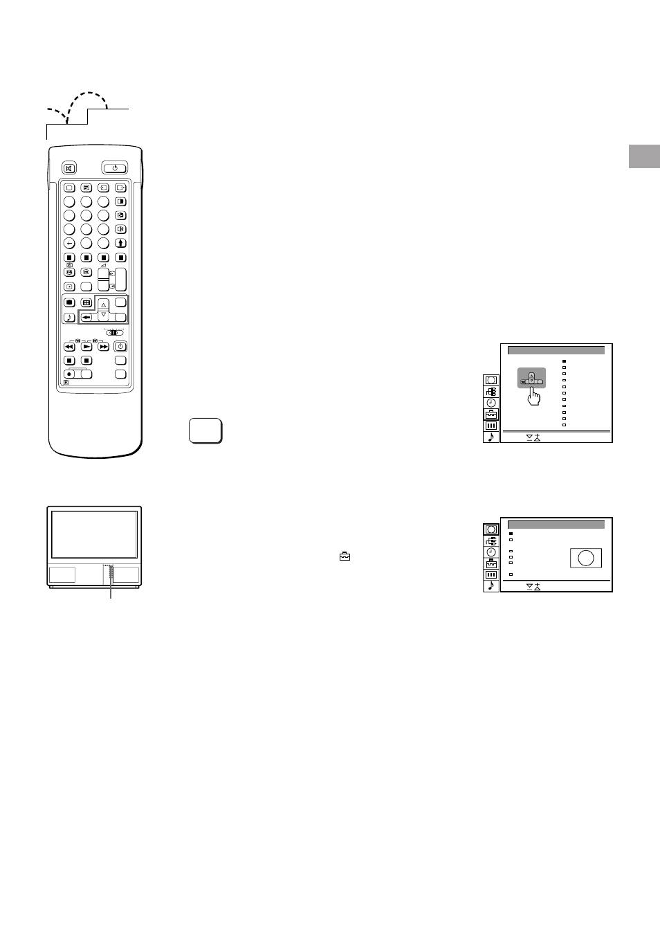 Step 2 tuning in to tv stations, Choose a language, Display the menu | Before you begin, Preset channels automatically, Preset channels manually | Sony KL-50W1 User Manual | Page 7 / 121