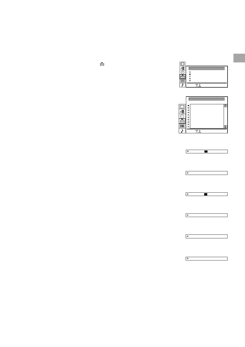 Preset channels manually, 7manual, 7search | Sony KL-50W1 User Manual | Page 9 / 121