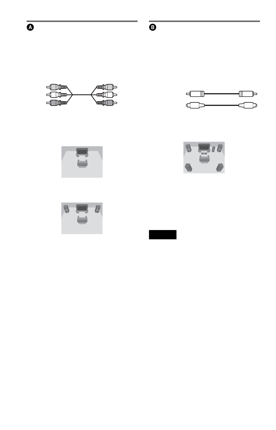 Connecting to audio l/r input jacks, Connecting to a digital audio input jack | Sony DVP-K85P User Manual | Page 22 / 96