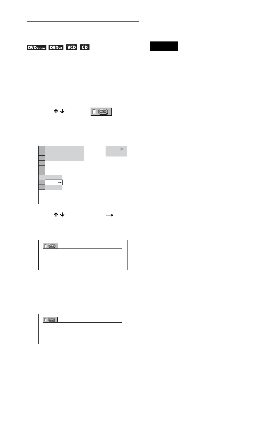 Repeating a specific portion (a-b repeat play) | Sony DVP-K85P User Manual | Page 34 / 96