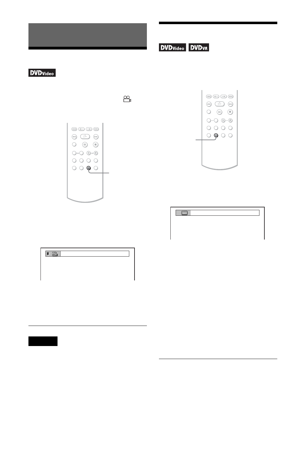 L0 - enjoying movies, L1 - changing the angles, L1 - displaying the subtitles | Enjoying movies, Changing the angles displaying the subtitles, Changing the angles, Displaying the subtitles | Sony DVP-K85P User Manual | Page 52 / 96