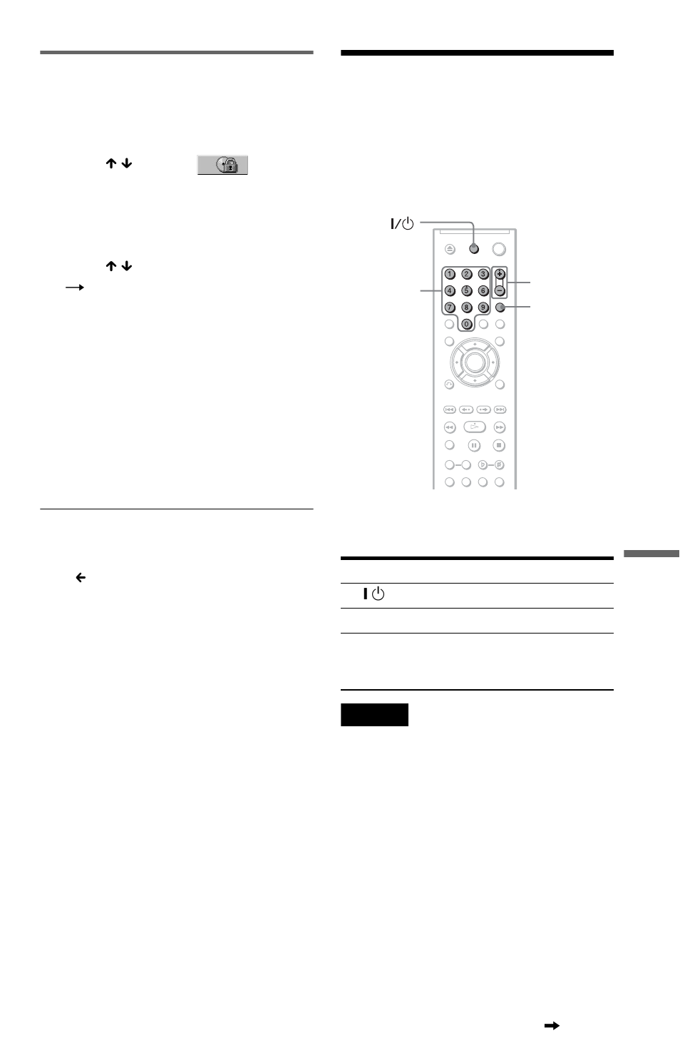 L1 - controlling your tv with the supplied remote, Controlling your tv with the supplied remote, Tton (65) | N (65, Changing the password | Sony DVP-K85P User Manual | Page 65 / 96