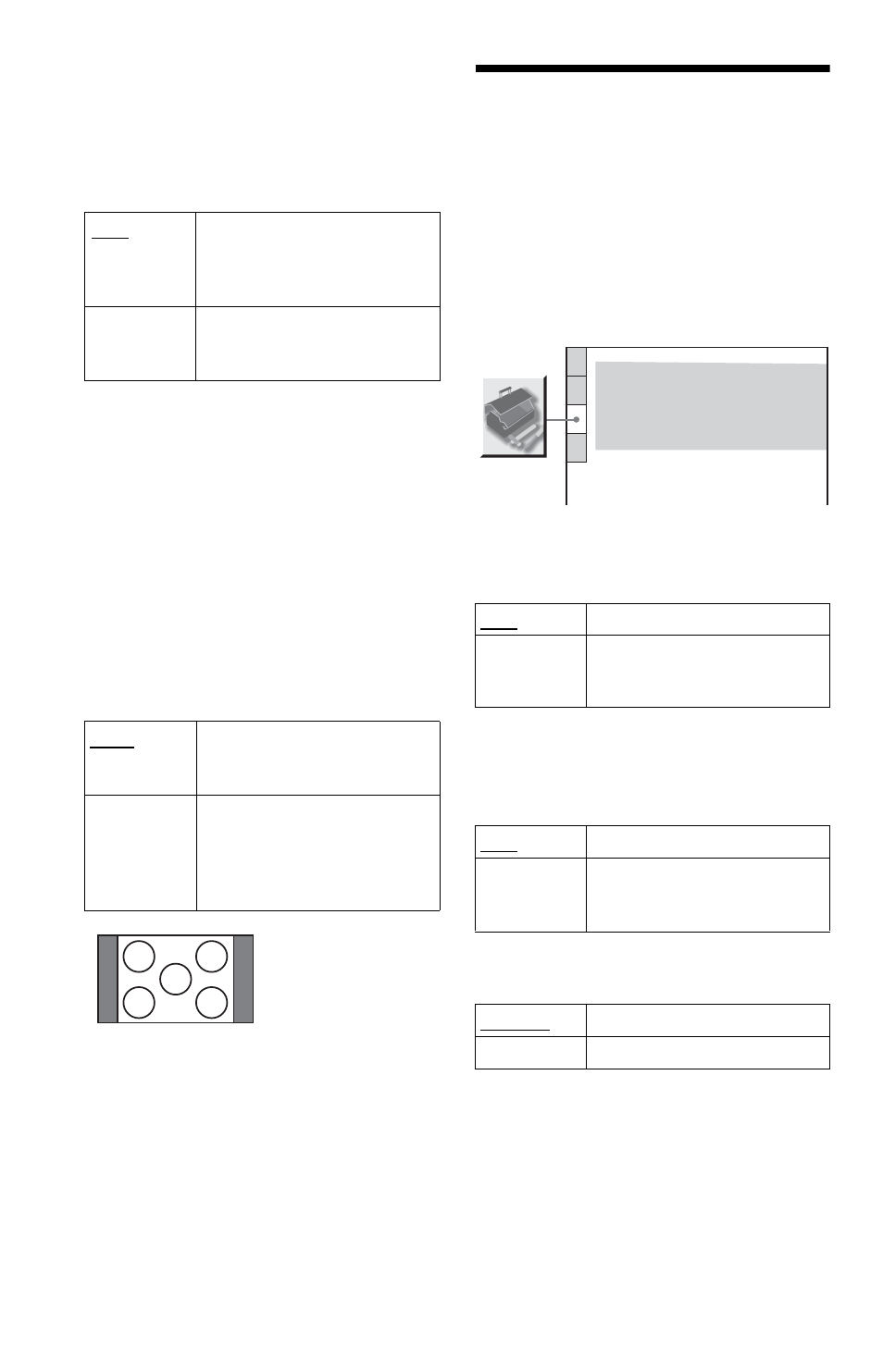 L1 - custom settings (custom setup), Custom settings (cus, Custom settings | Custom setup) | Sony DVP-K85P User Manual | Page 70 / 96