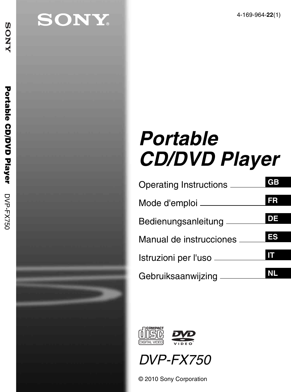 Sony DVP FX750 User Manual | 200 pages