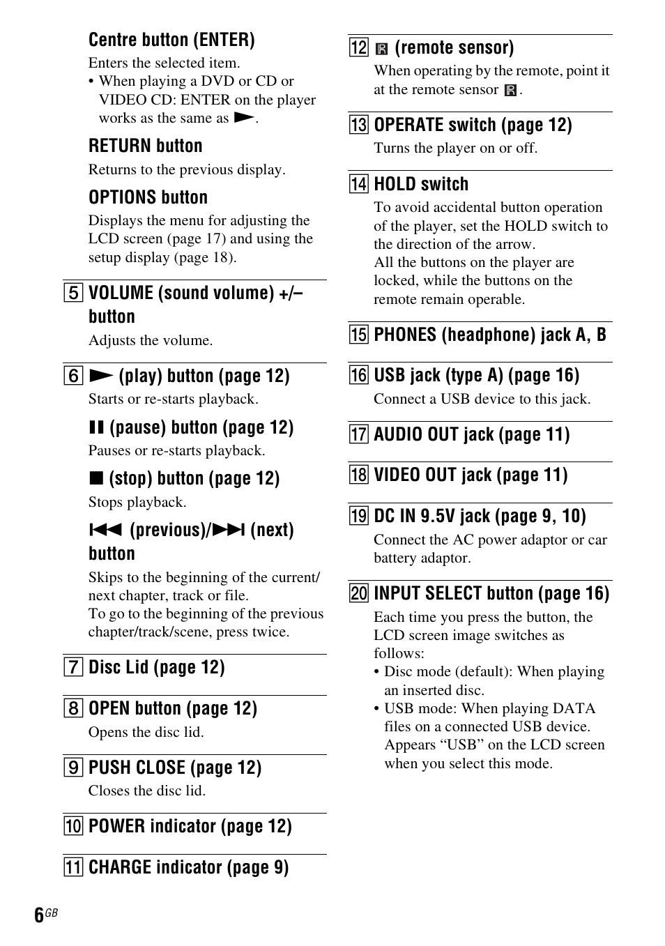 Sony DVP FX750 User Manual | Page 6 / 200