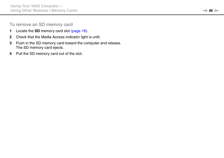 Sony VPCL2 User Manual | Page 86 / 190