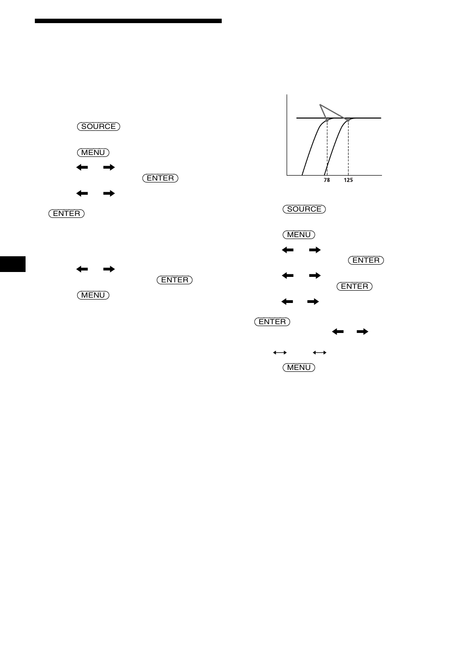 Adjusting the front and rear volume, Balance/fader, Hpf (high pass filter) | 32 adjusting the front and rear volume | Sony CDX-M9905X User Manual | Page 32 / 136