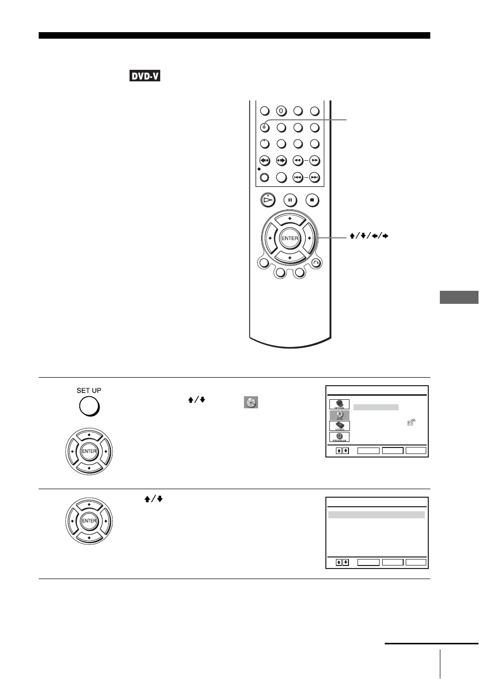 Setting the display or sound track language | Sony SLV-D350P User Manual | Page 71 / 128