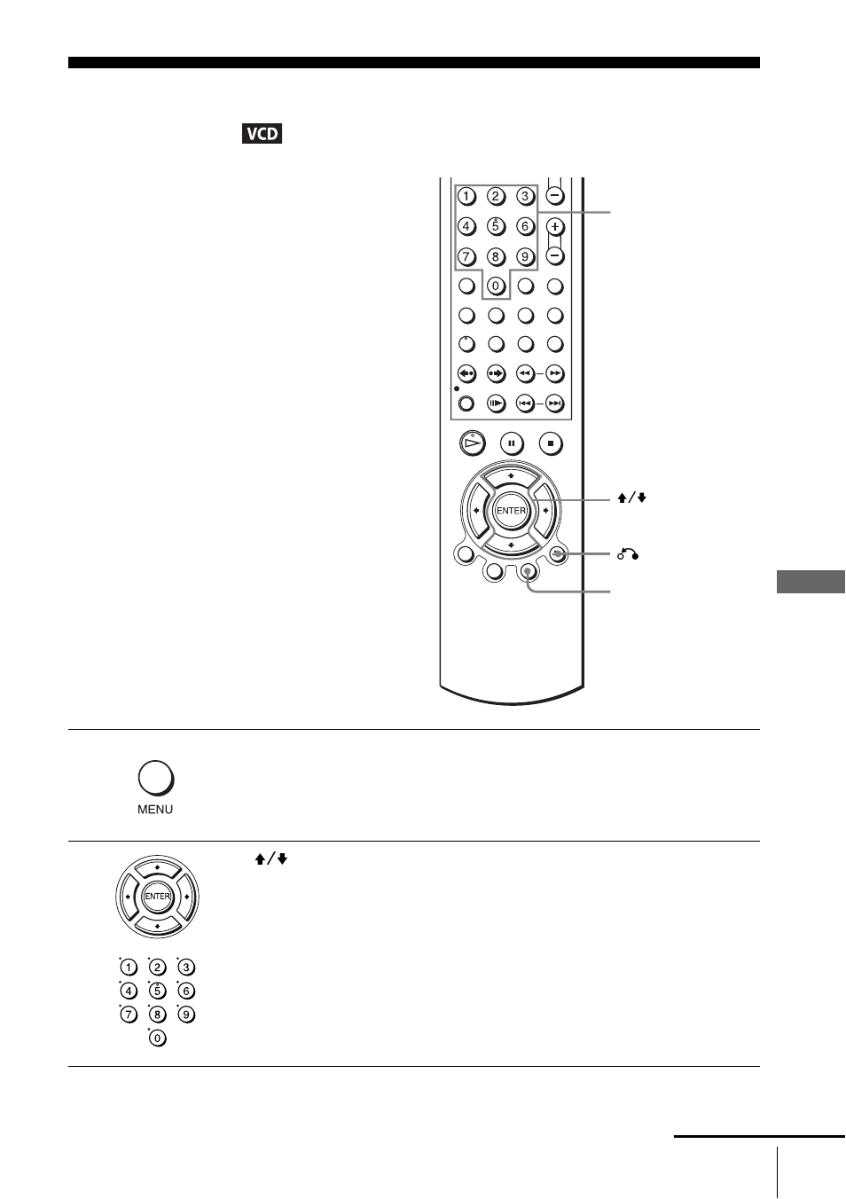 Playing video cds with “pbc on/off” functions, Play | Sony SLV-D350P User Manual | Page 97 / 128