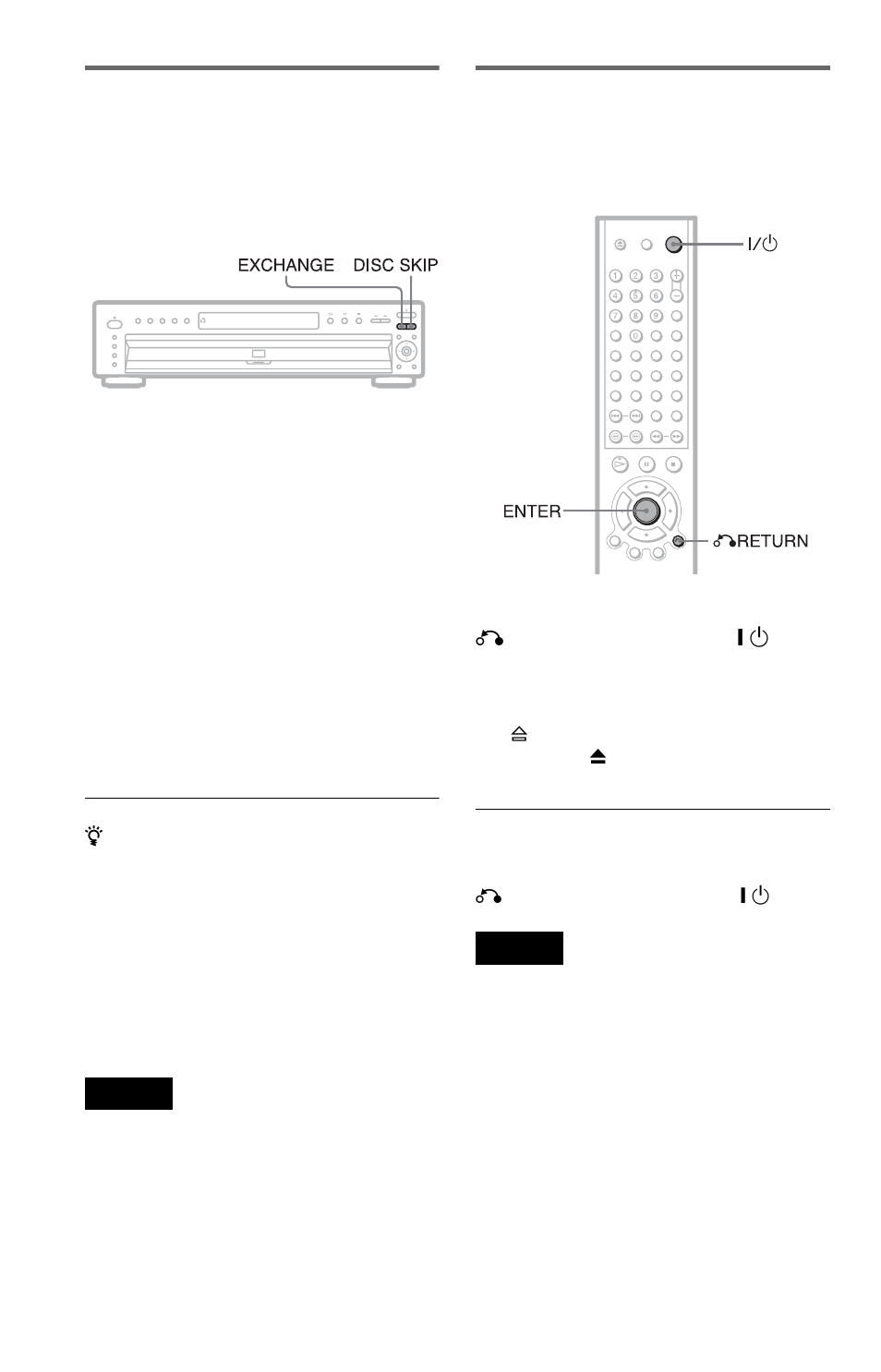 N (30), Replacing discs while playing a disc (exchange), Locking the disc tray (child lock) | Sony DVP-NC655P User Manual | Page 30 / 84