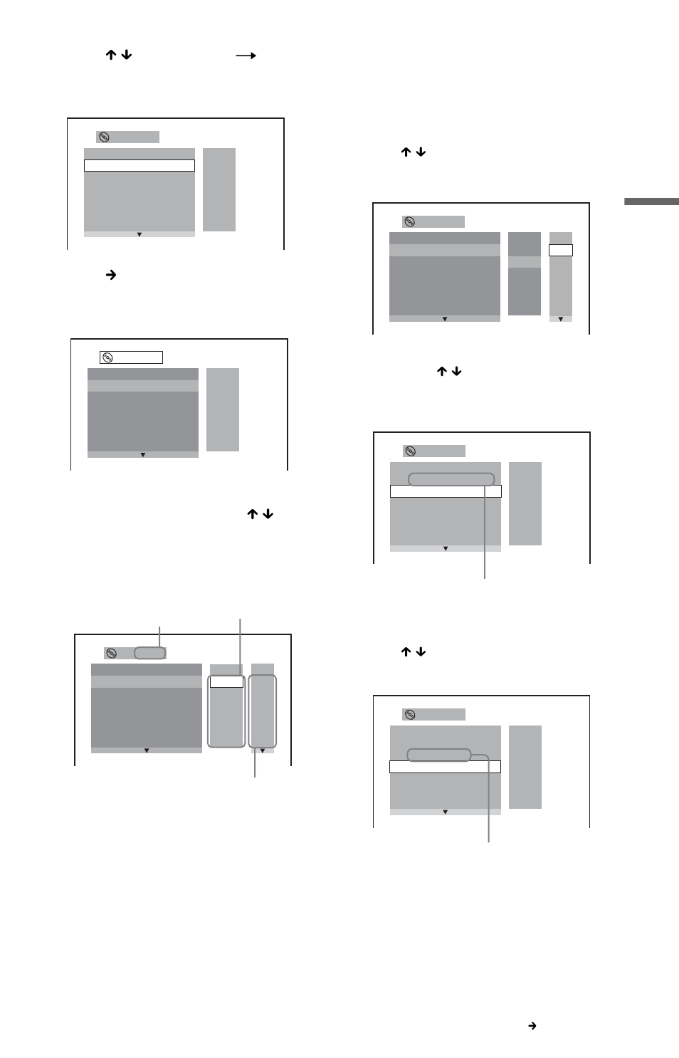 Set t, Press x / x to select, Then press enter | Press c | Sony DVP-NC655P User Manual | Page 39 / 84