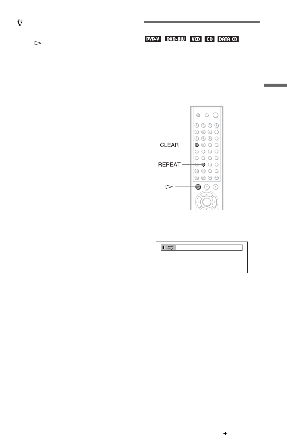 On (41), Playing repeatedly (repeat play) | Sony DVP-NC655P User Manual | Page 41 / 84