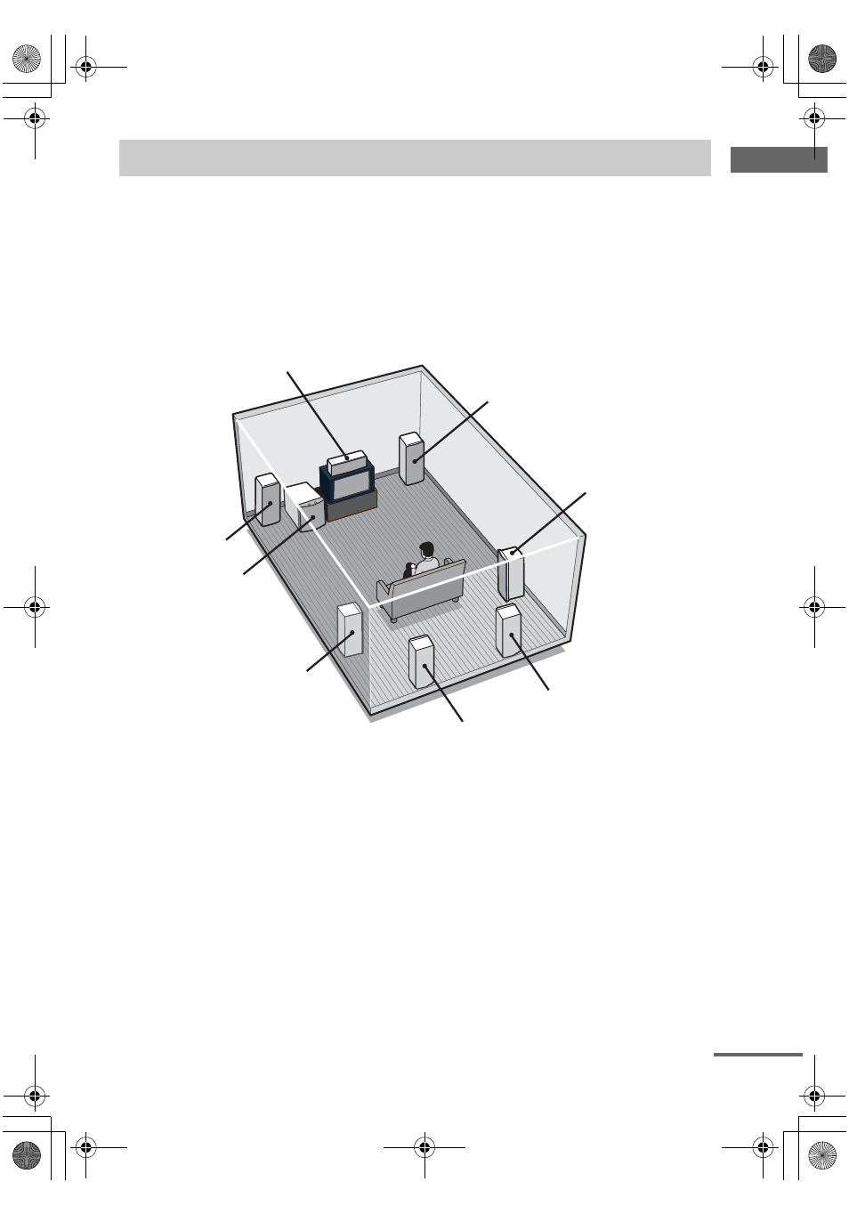 Connecting speakers | Sony STR-DE698 User Manual | Page 15 / 64