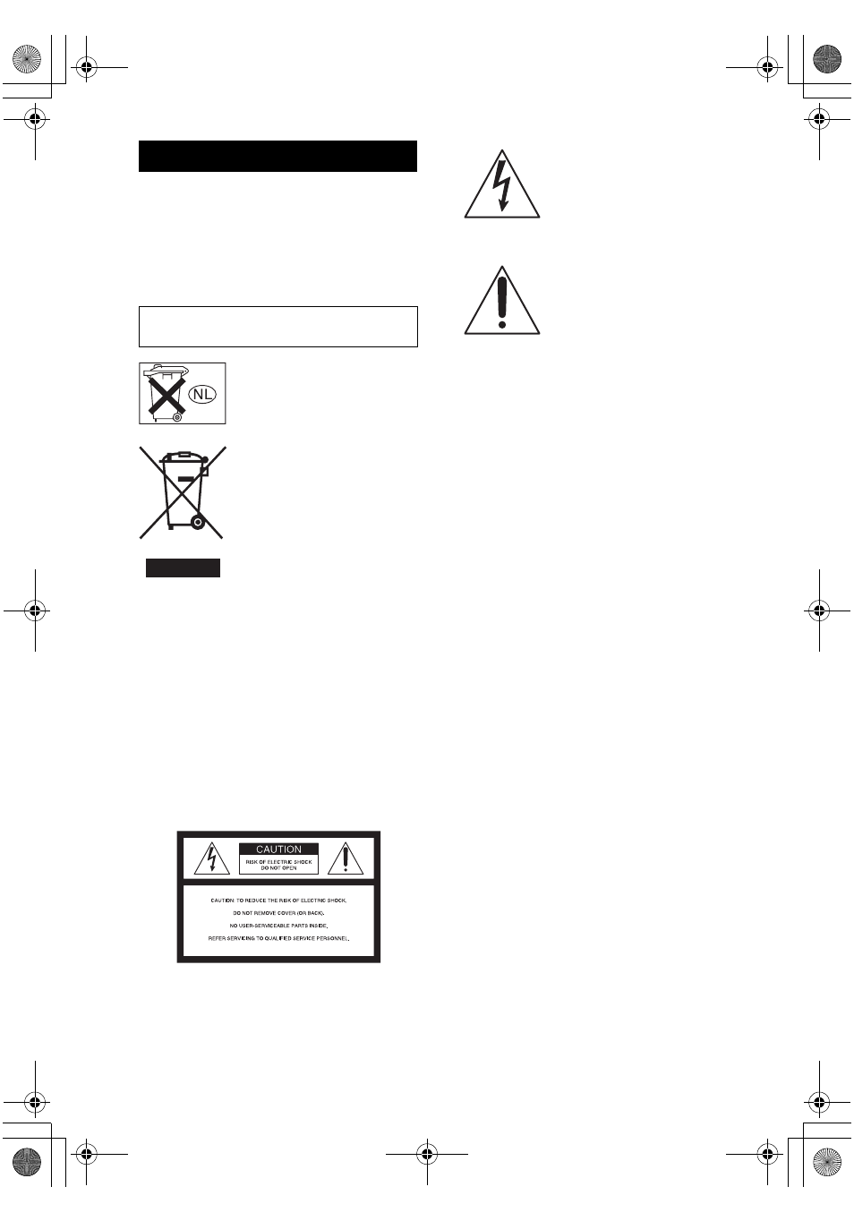 Warning | Sony STR-DE698 User Manual | Page 2 / 64