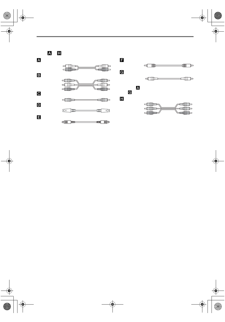 Required cords | Sony STR-DE698 User Manual | Page 6 / 64