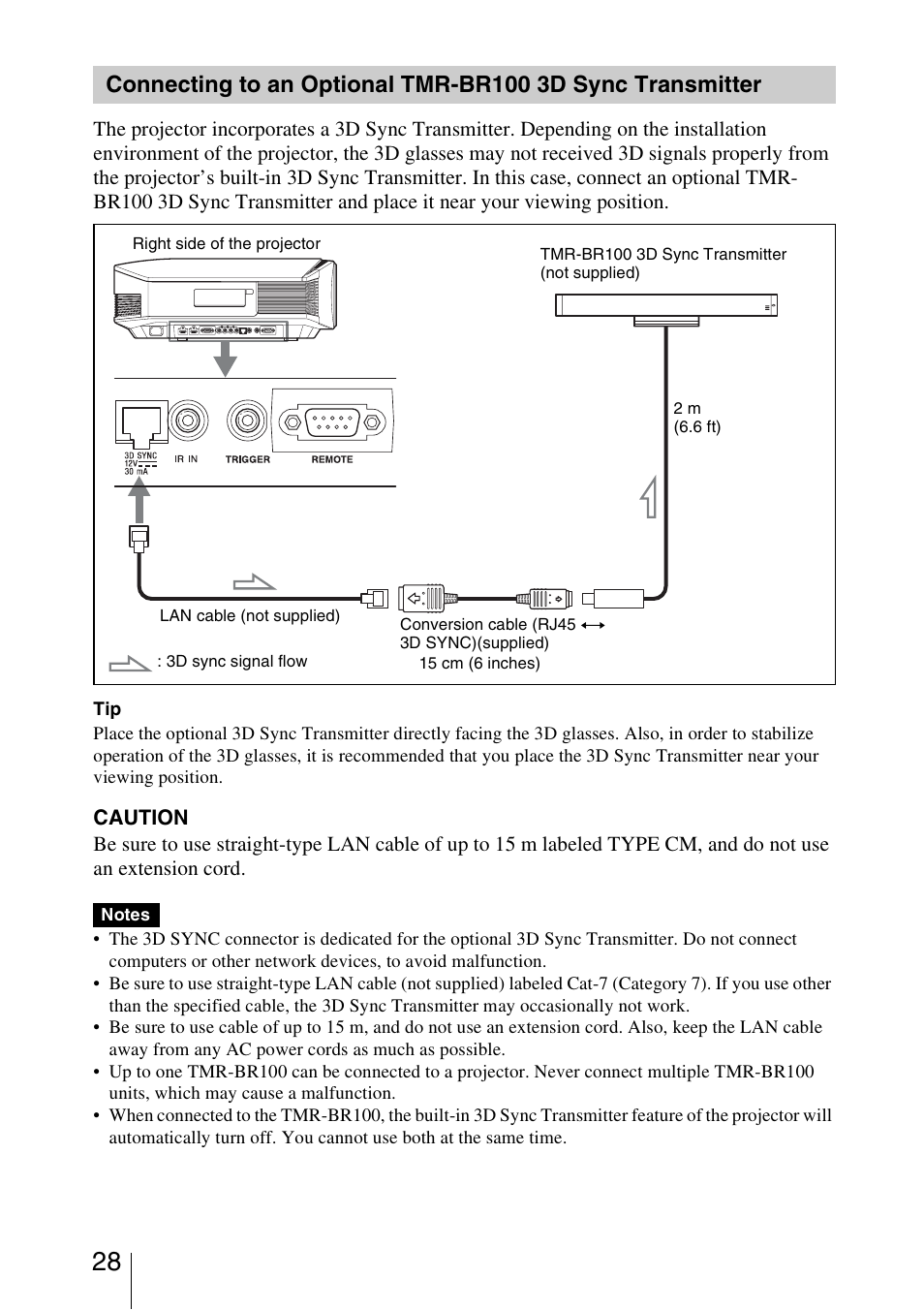 Sony Video Projector VPL-VW90ES User Manual | Page 28 / 100