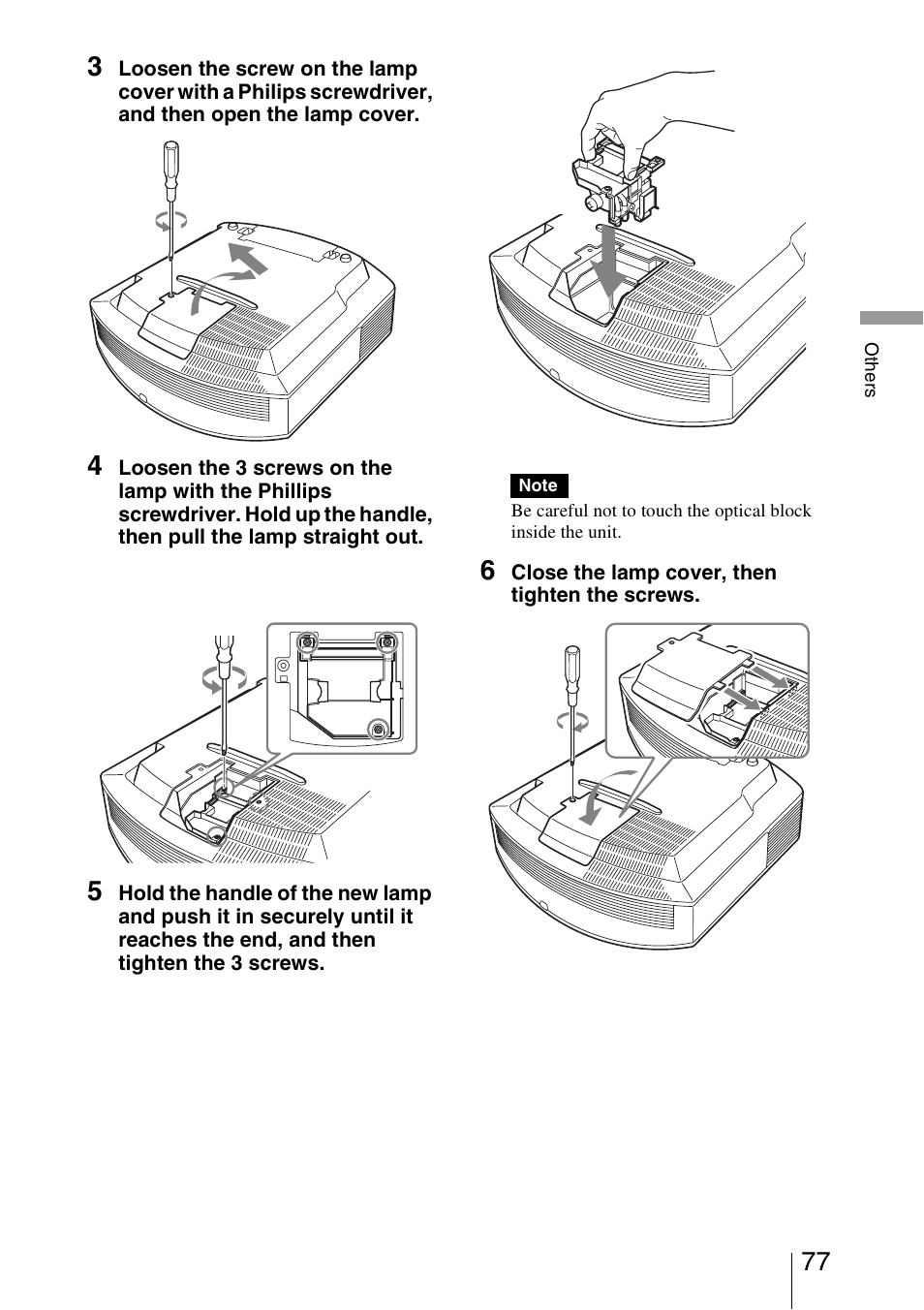 Sony Video Projector VPL-VW90ES User Manual | Page 77 / 100