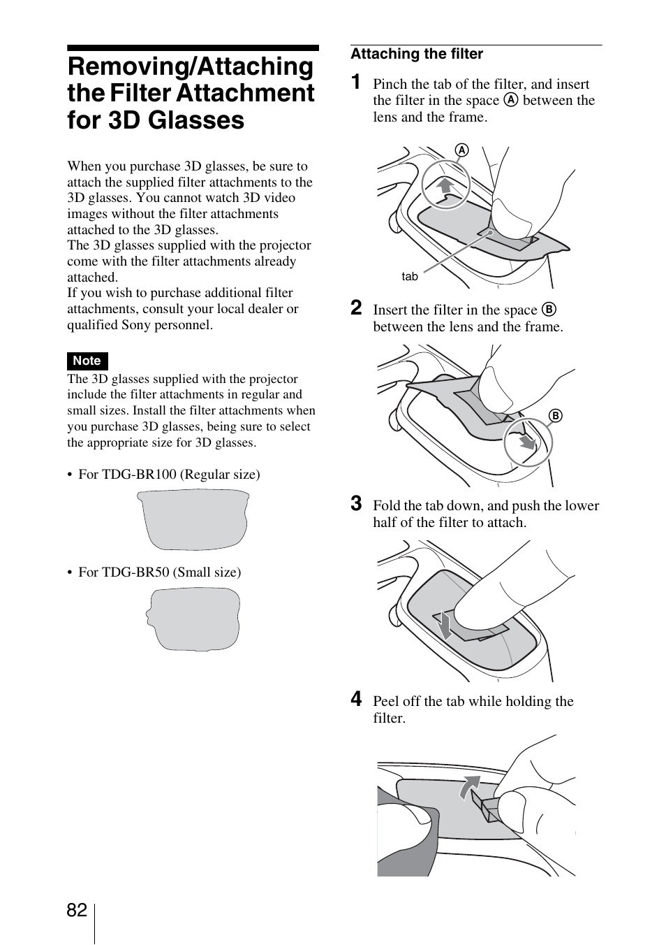 Sony Video Projector VPL-VW90ES User Manual | Page 82 / 100