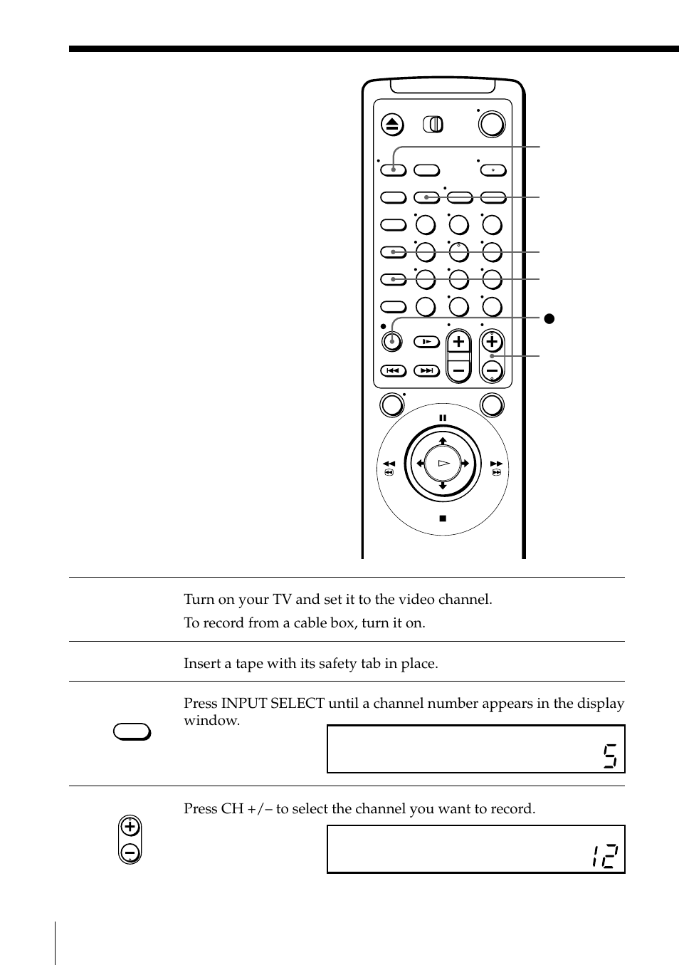 Recording tv programs | Sony SLV-795HF User Manual | Page 54 / 88