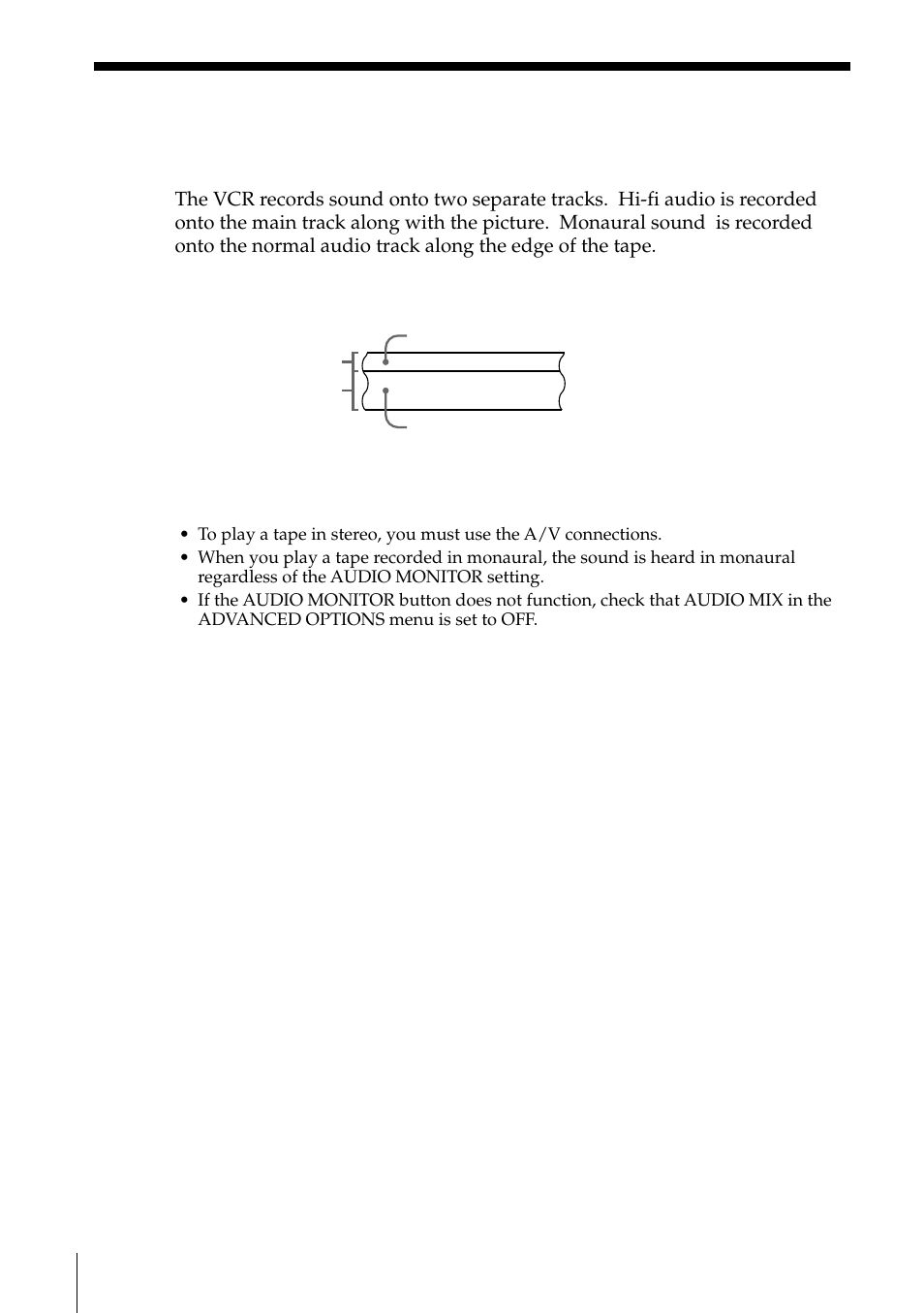 How sound is recorded on a video tape | Sony SLV-795HF User Manual | Page 70 / 88