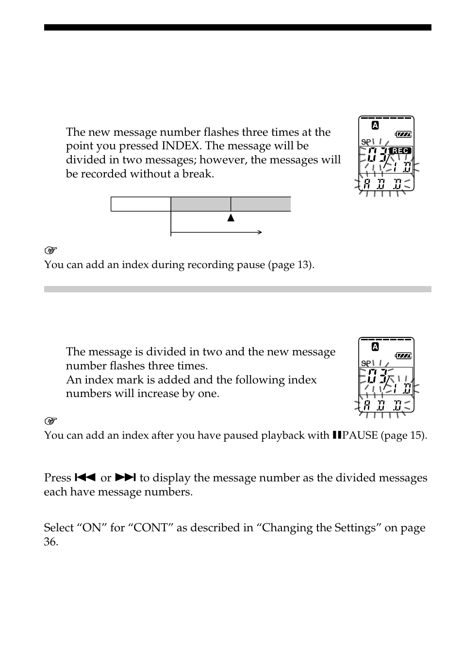 Sony ICD-B10 User Manual | Page 24 / 48
