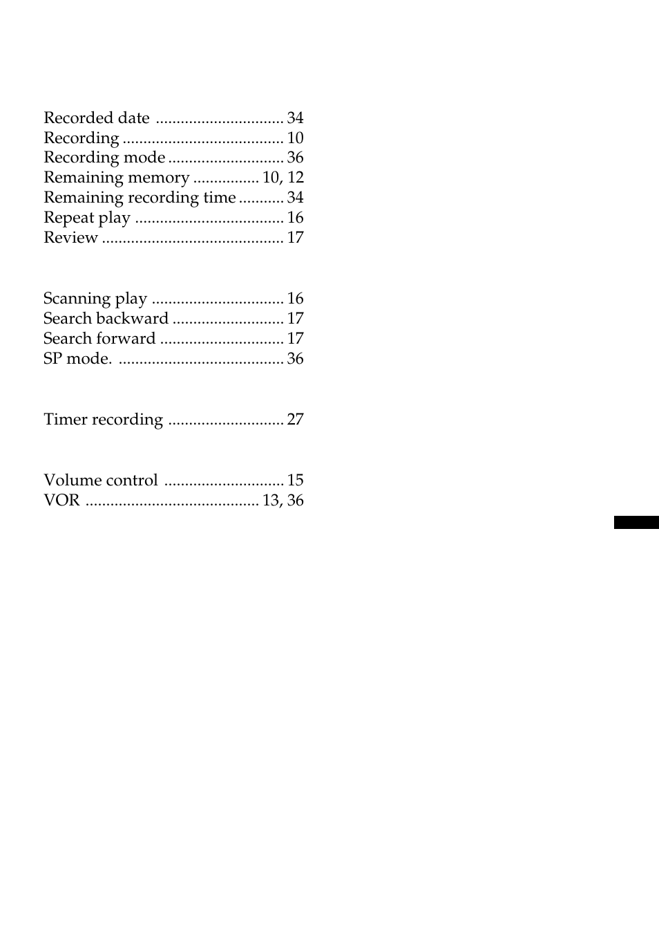 Sony ICD-B10 User Manual | Page 47 / 48