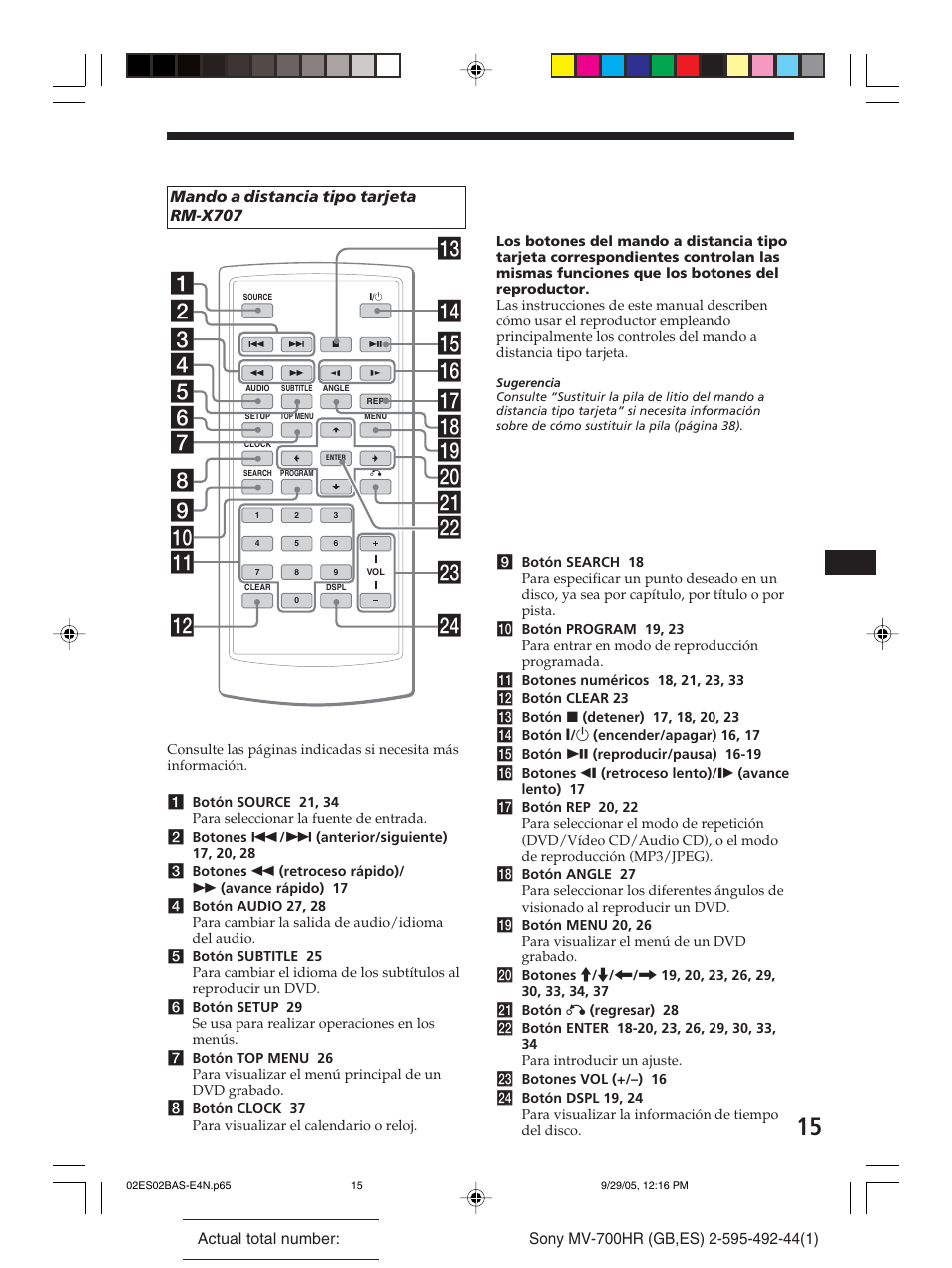 Sony Model MV-700HR User Manual | Page 61 / 96