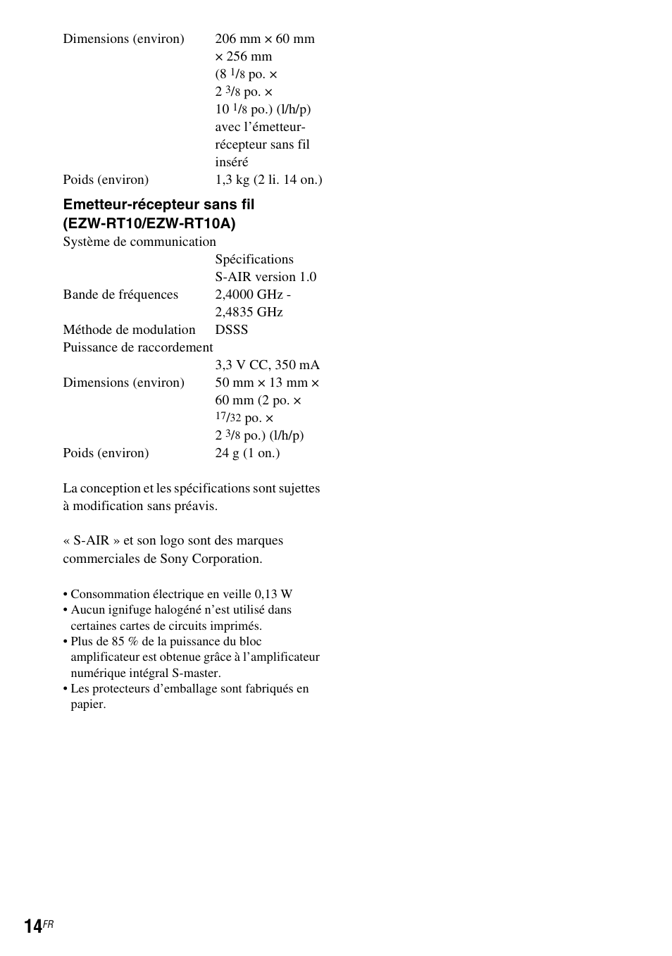 Sony WAHT-SA20 User Manual | Page 28 / 44