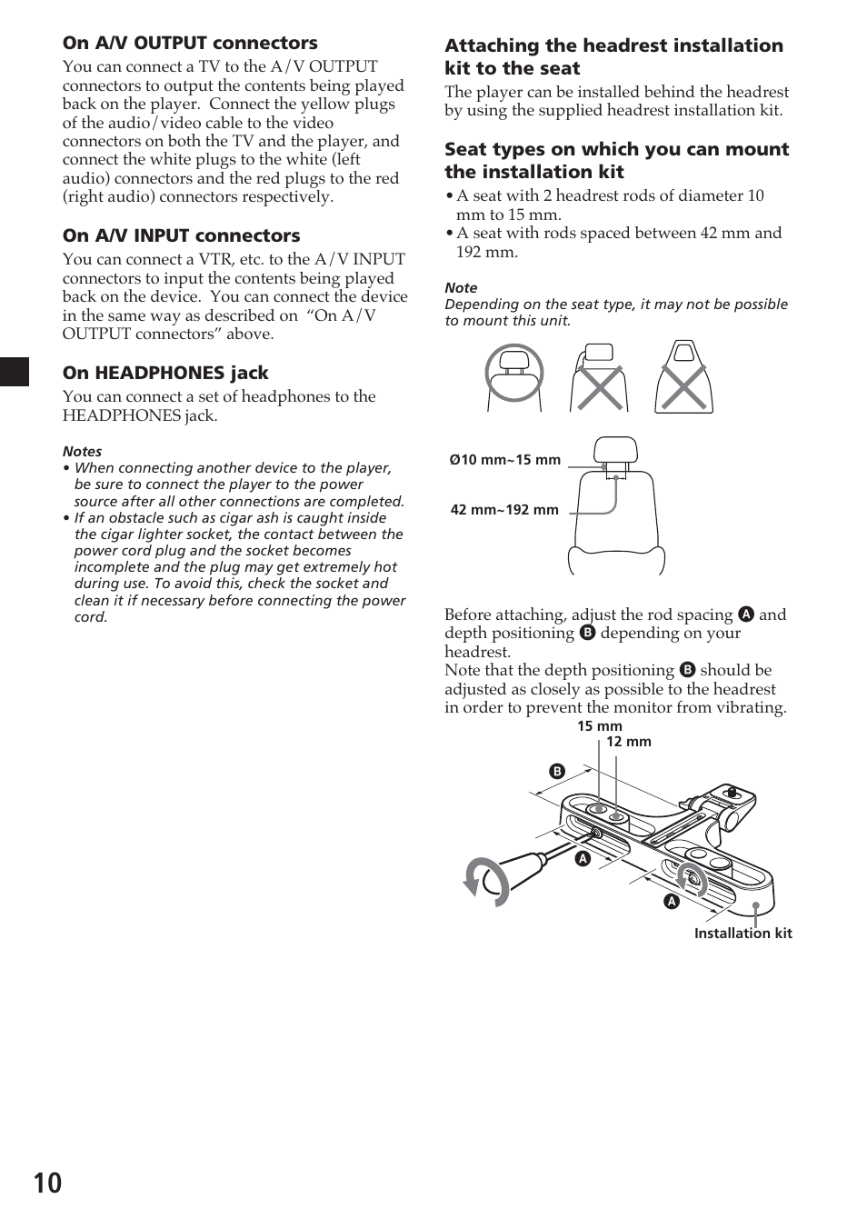 Sony MV-700HR User Manual | Page 10 / 148