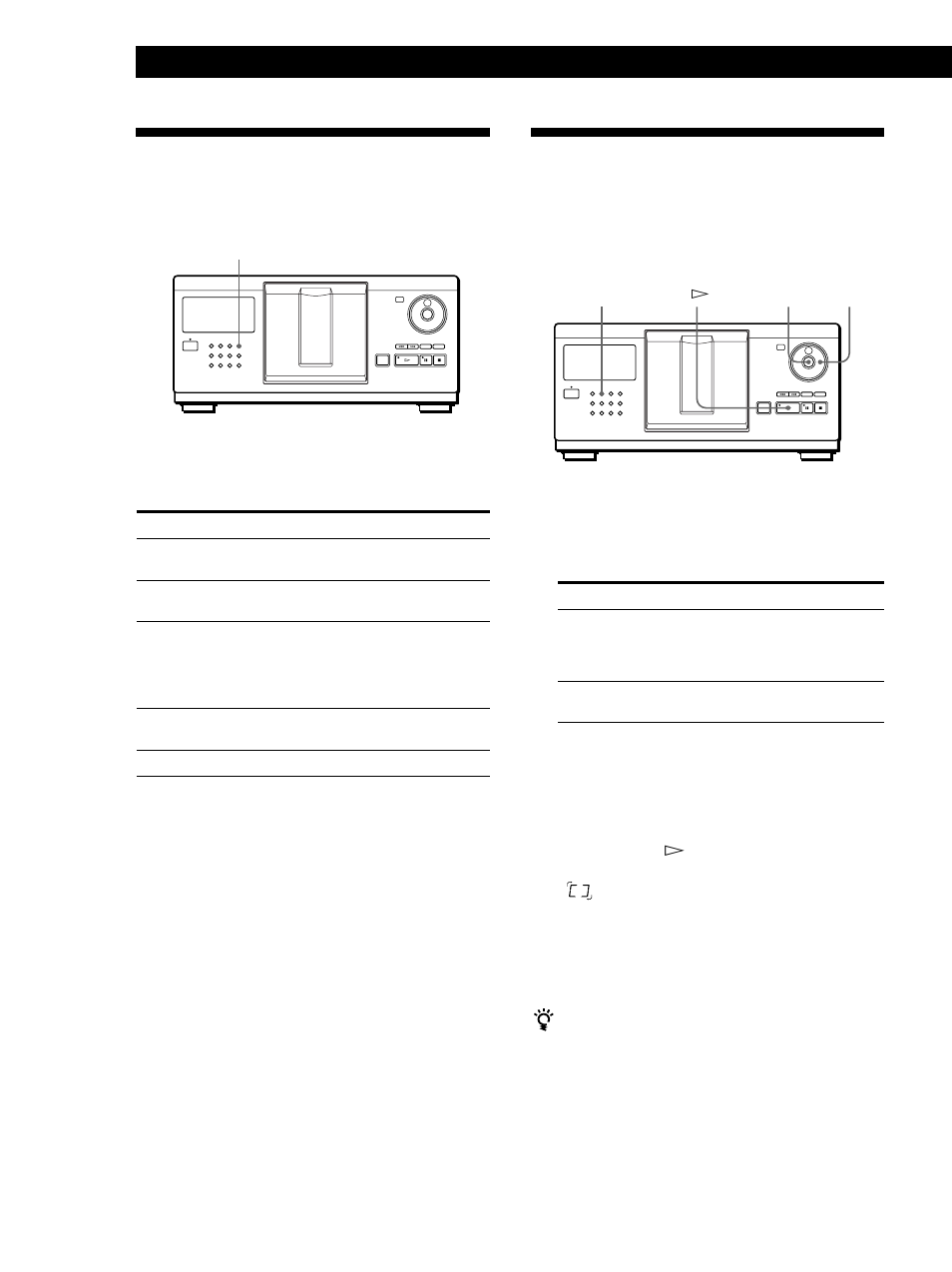Playing in random order (shuffle play), Playing repeatedly, Playing cds | Repeating the current track | Sony CDP-CX225 User Manual | Page 12 / 20