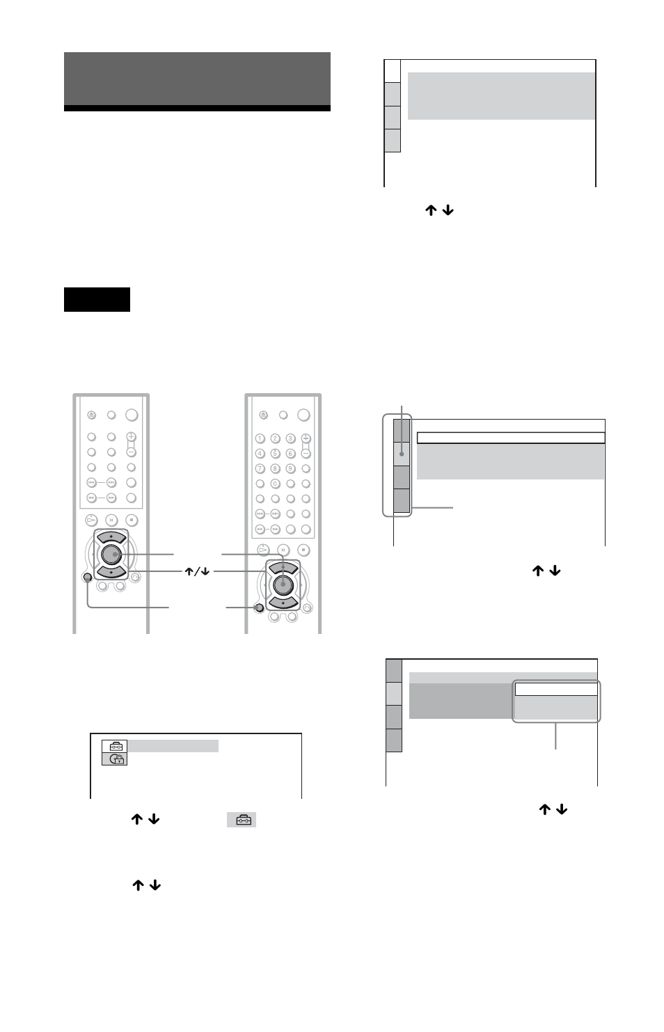 Settings and adjustments, Using the setup display | Sony DVP-NS405 User Manual | Page 58 / 72