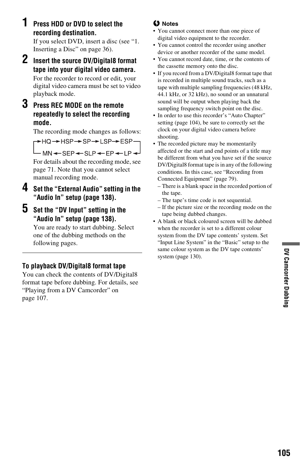 Sony RDR-HXD970 User Manual | Page 105 / 172