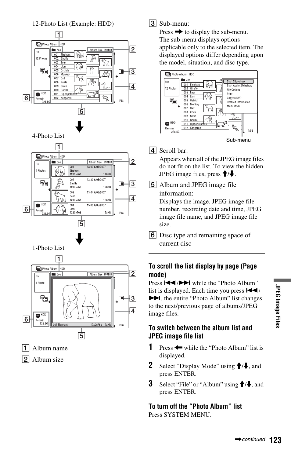 Sony RDR-HXD970 User Manual | Page 123 / 172