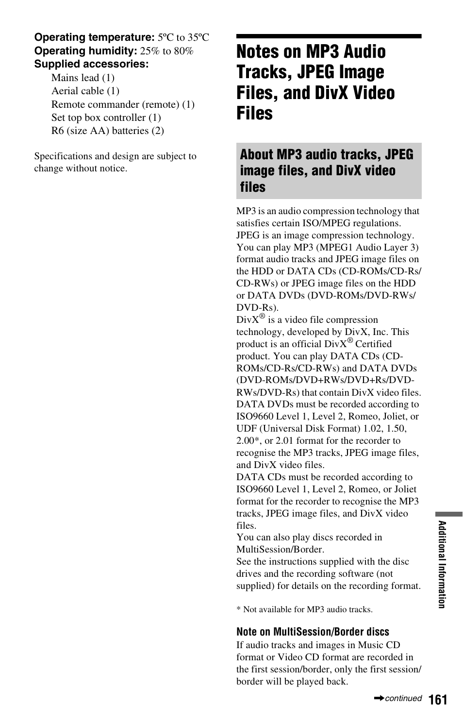 Files | Sony RDR-HXD970 User Manual | Page 161 / 172