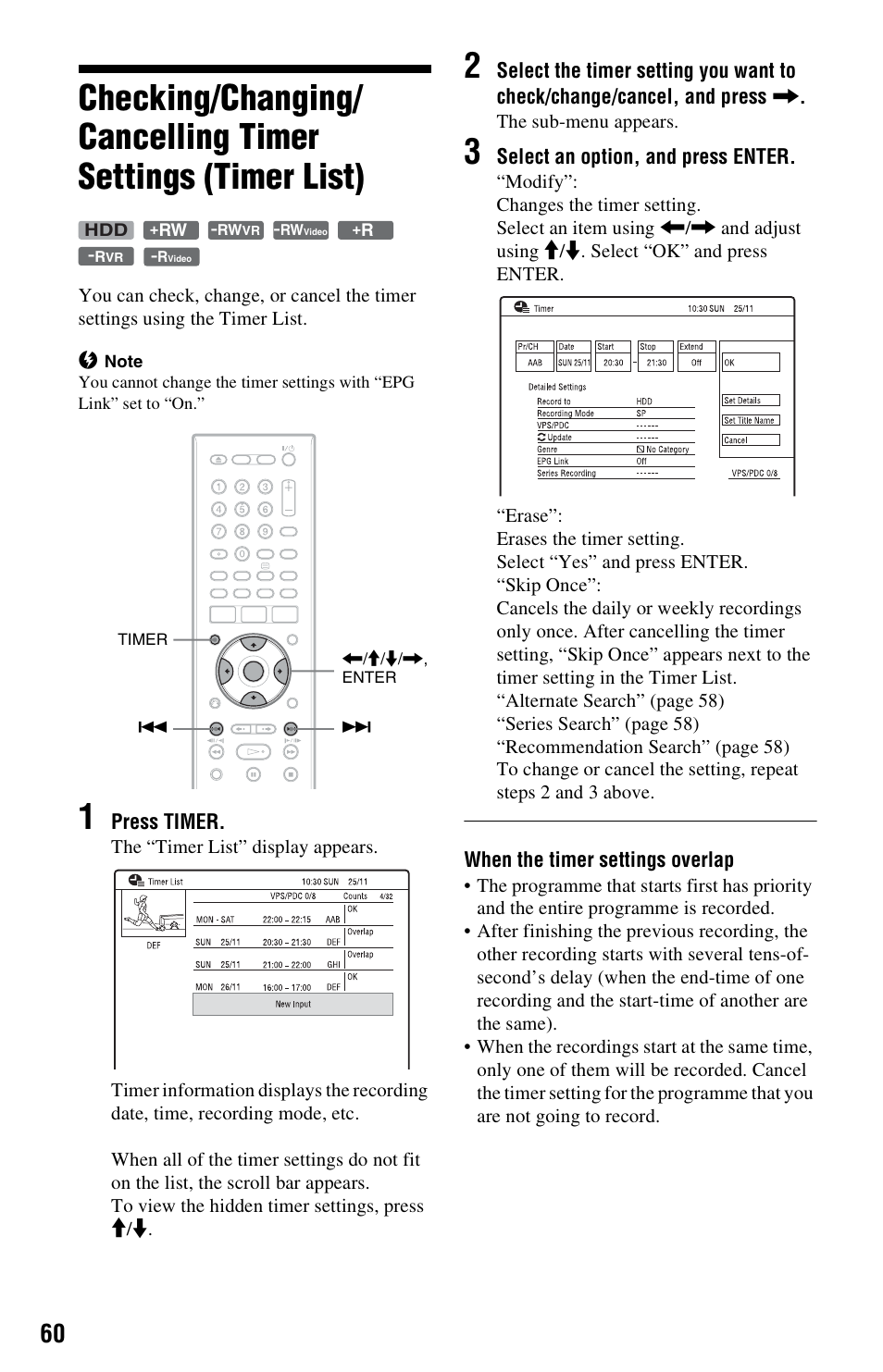 Sony RDR-HXD970 User Manual | Page 60 / 172