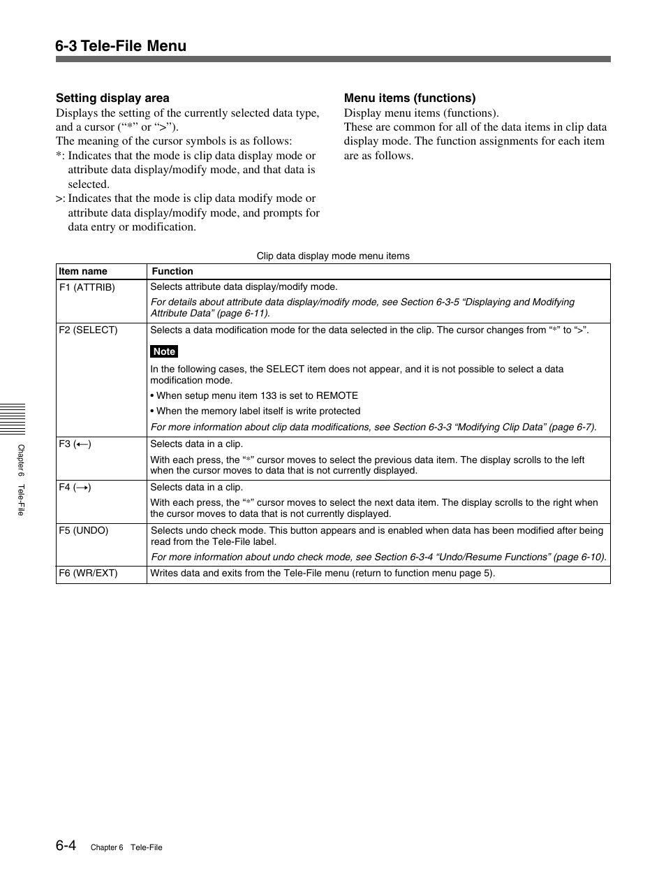 3 tele-file menu | Sony MSW-M2100 User Manual | Page 56 / 106