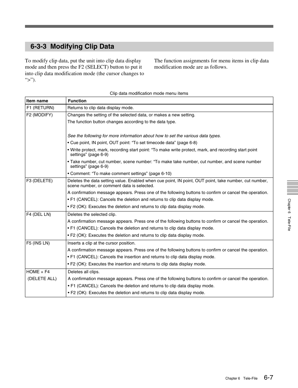 3-3 modifying clip data | Sony MSW-M2100 User Manual | Page 59 / 106