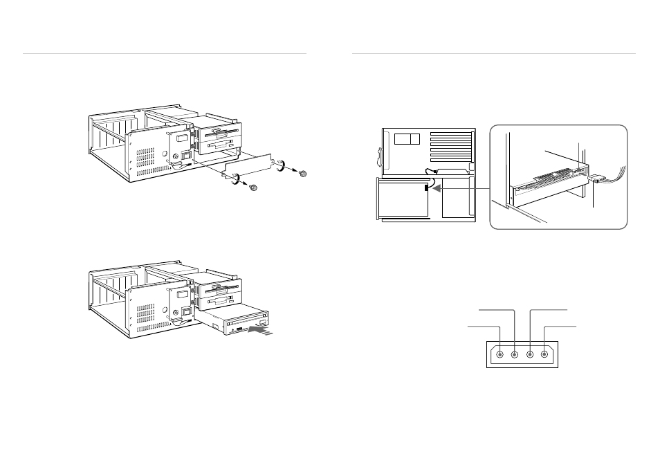 Connecting the drive, Mounting the drive | Sony CDU924S User Manual | Page 8 / 16