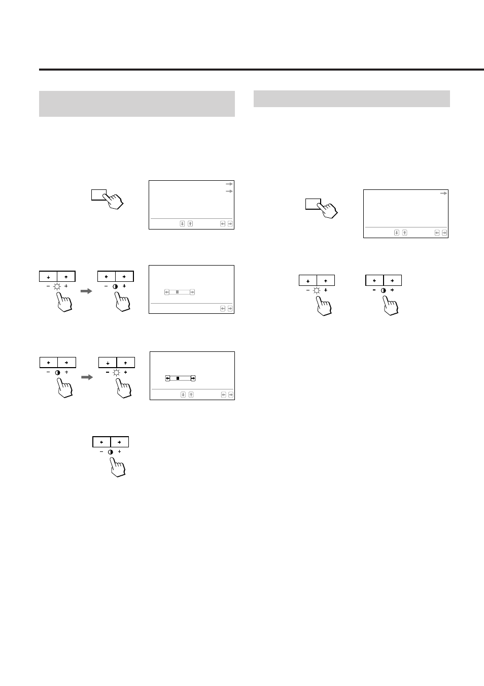 Switching the input connector, Canceling the moire, Adjustments | Gdm-20se2t only) | Sony GDM-17SE2T User Manual | Page 10 / 40