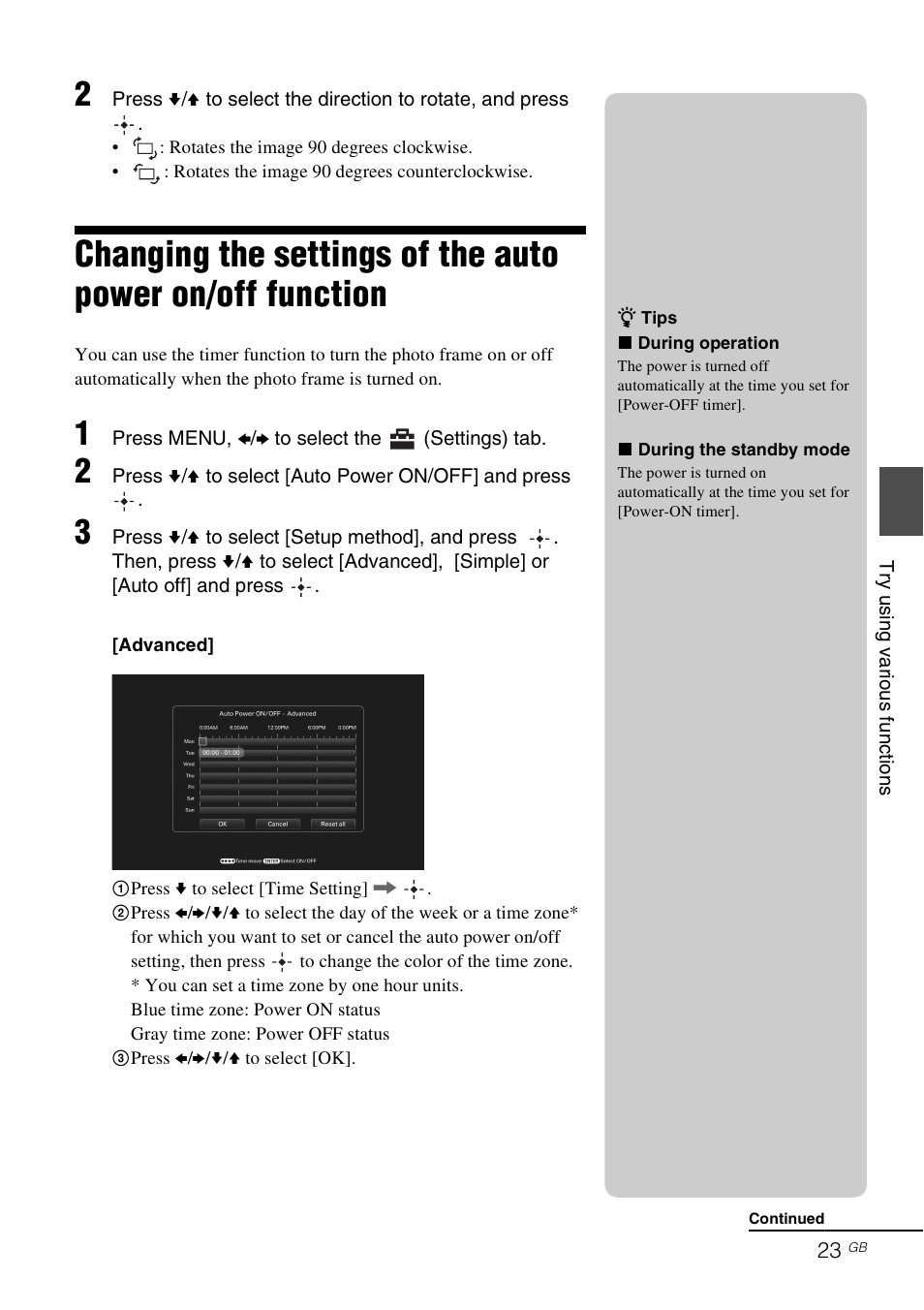 Sony S-Frame 4-259-434-13 (1) User Manual | Page 23 / 40