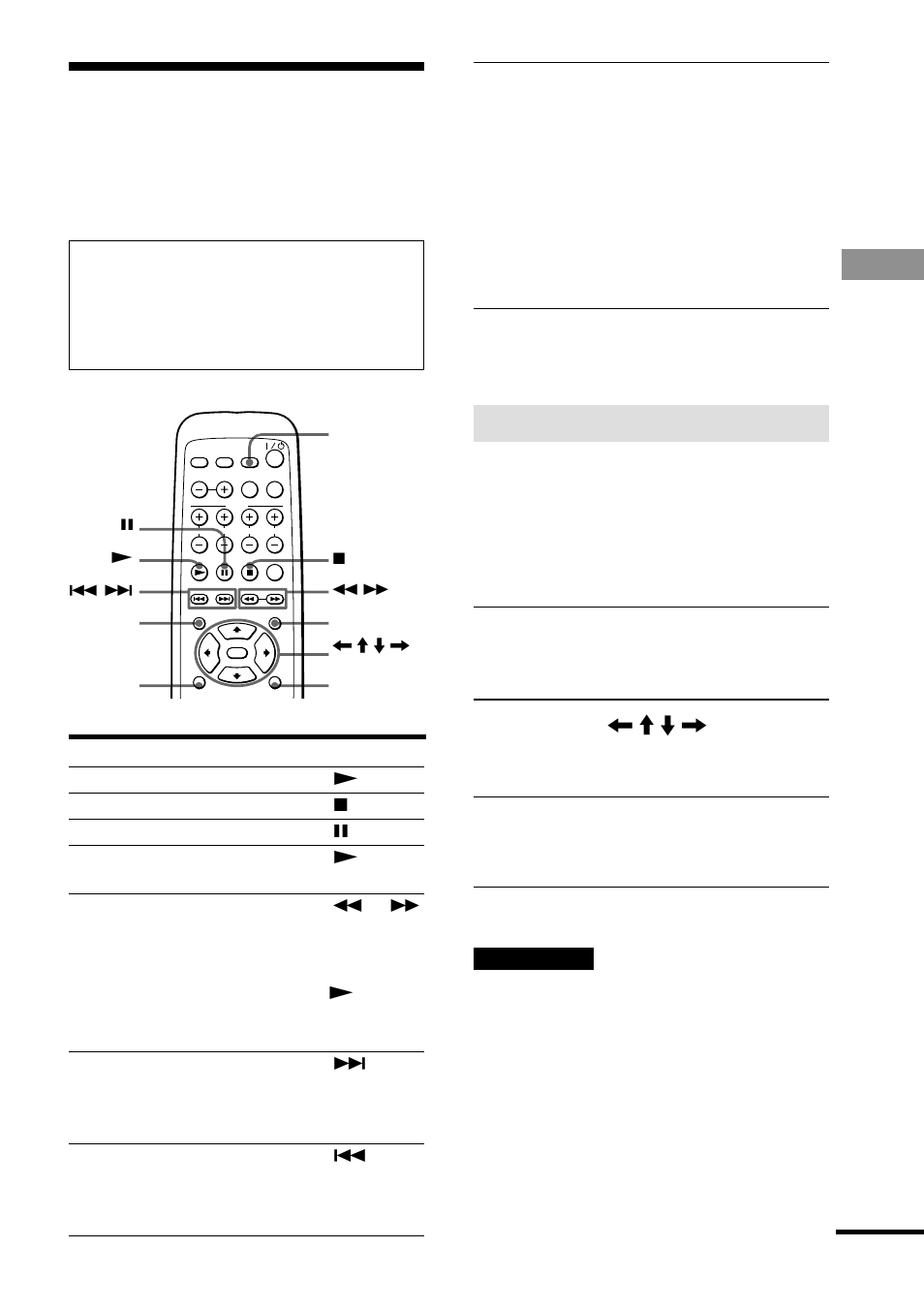 Lecture de disques dvd, Op é rations, Utilisation du menu de titres | Sony HT-BE1 User Manual | Page 49 / 84