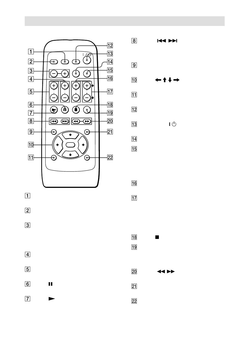 Télécommande | Sony HT-BE1 User Manual | Page 56 / 84